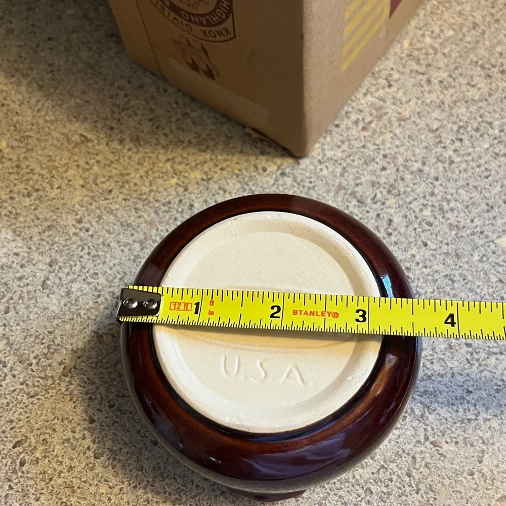 Vintage set of four West Bend bean pots. No. 5.109 with original box.